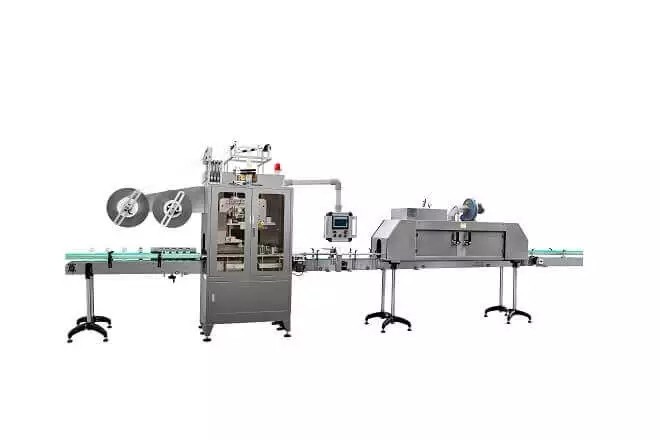 automatic sleeve labeling machine