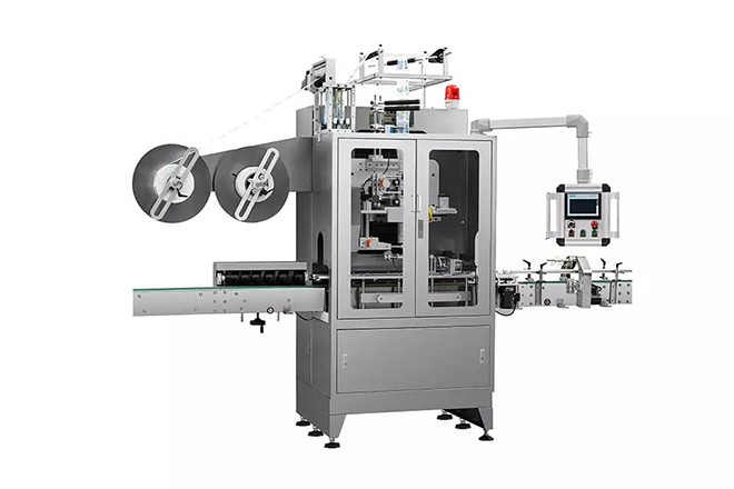 Sleeve labeling machines