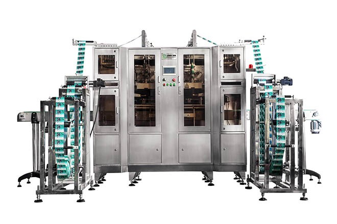 mid-body sleeve labeling machine