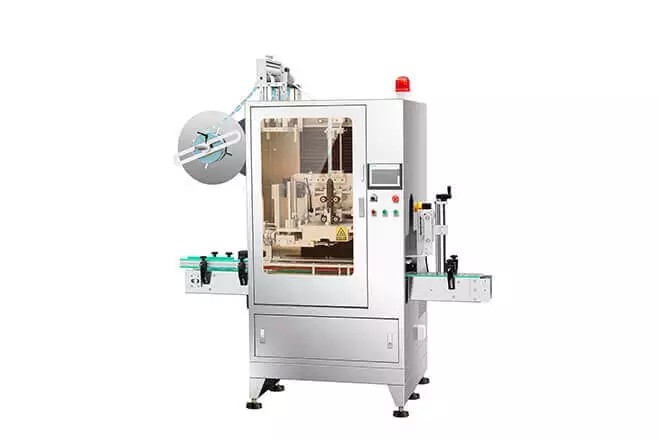 beer can sleeve labeling machine